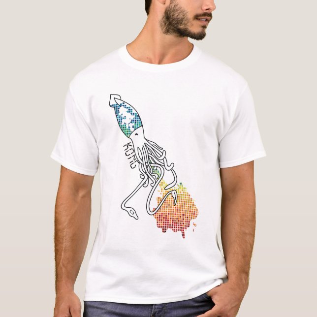 Rainbow Squid T-Shirt (Front)
