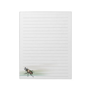 Rainbow Stag Beetle Notepad