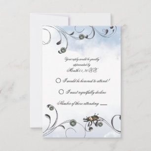 Rainbow Stag Beetle RSVP Card