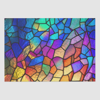 Rainbow Stained Glass Pattern Tissue Paper