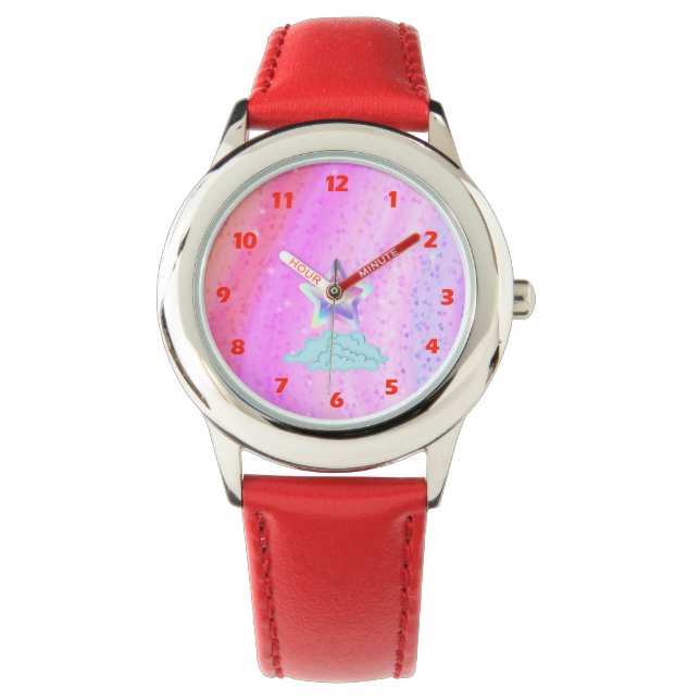 Rainbow Stainless Steel Watch (Front)