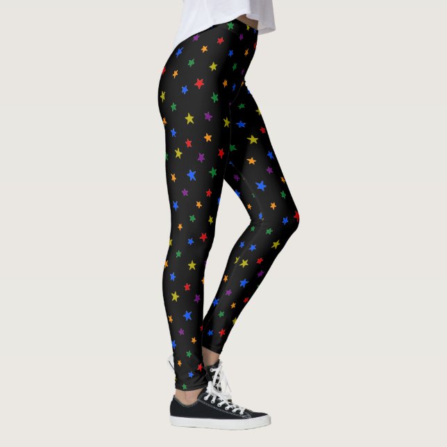 Rainbow Stars Leggings (Right)