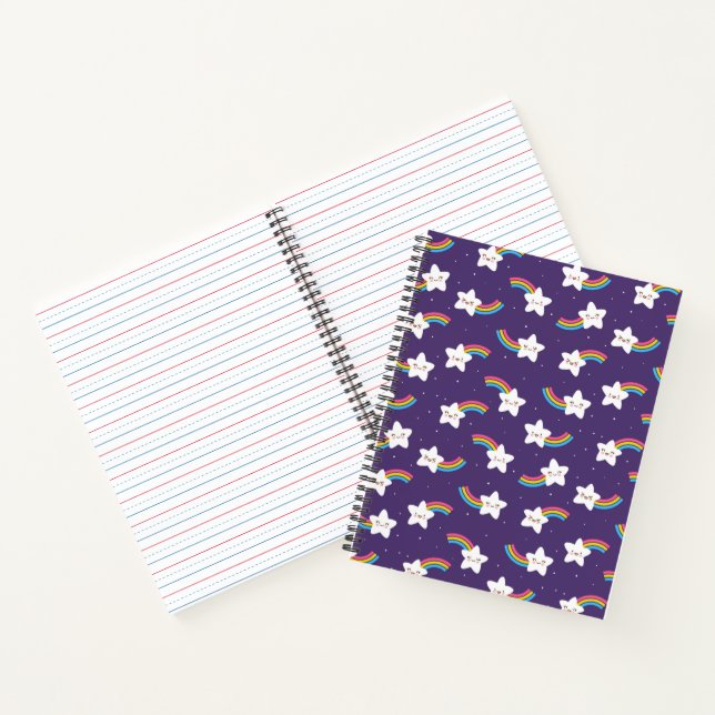 Rainbow Stars Notebook (Inside)