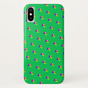 rainbow stars on green Case-Mate iPhone case