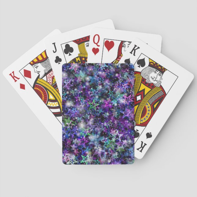 rainbow stars playing cards (Back)