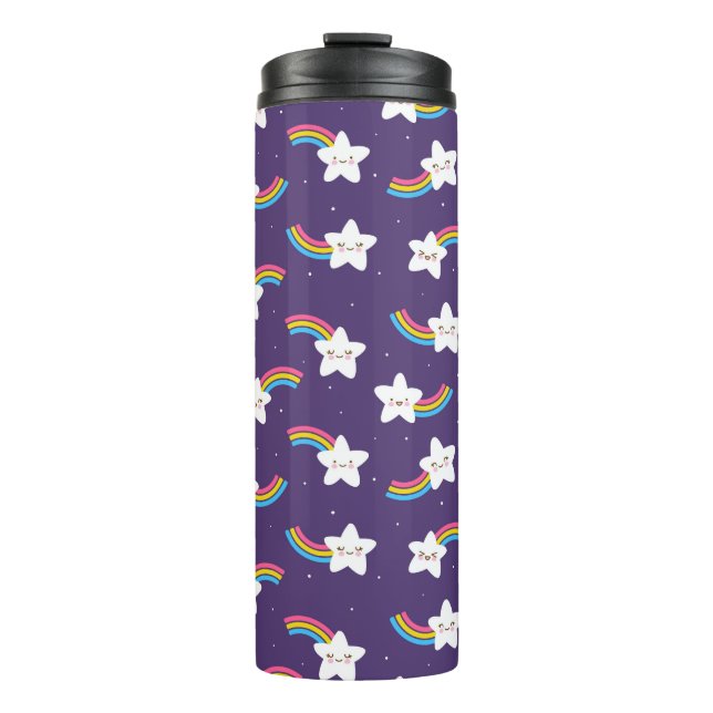 Rainbow Stars Thermal Tumbler (Front)