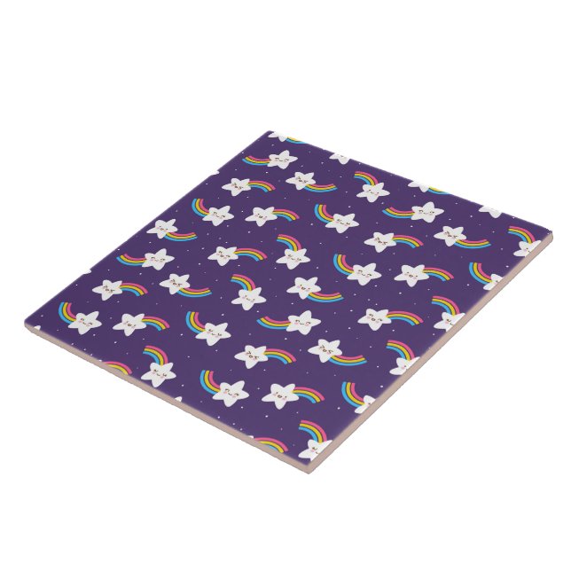 Rainbow Stars Tile (Side)
