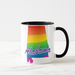 Rainbow State Of Alabama Mug