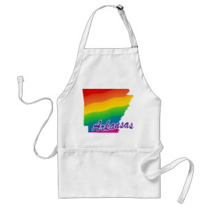 Rainbow State Of Arkansas Standard Apron