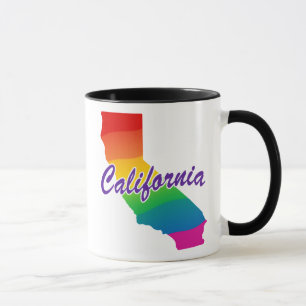 Rainbow State Of California Mug