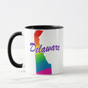 Rainbow State Of Delaware Mug