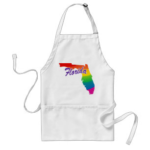 Rainbow State Of Florida Standard Apron