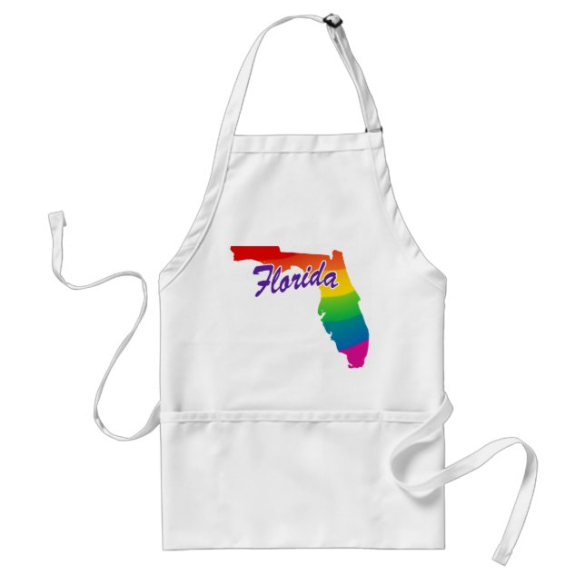 Rainbow State Of Florida Standard Apron (Front)