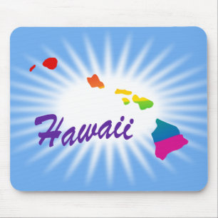 Rainbow State Of Hawaii Mouse Pad