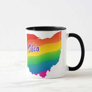 Rainbow State Of Ohio Mug