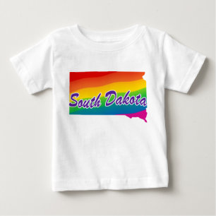 Rainbow State Of South Dakota Baby T-Shirt