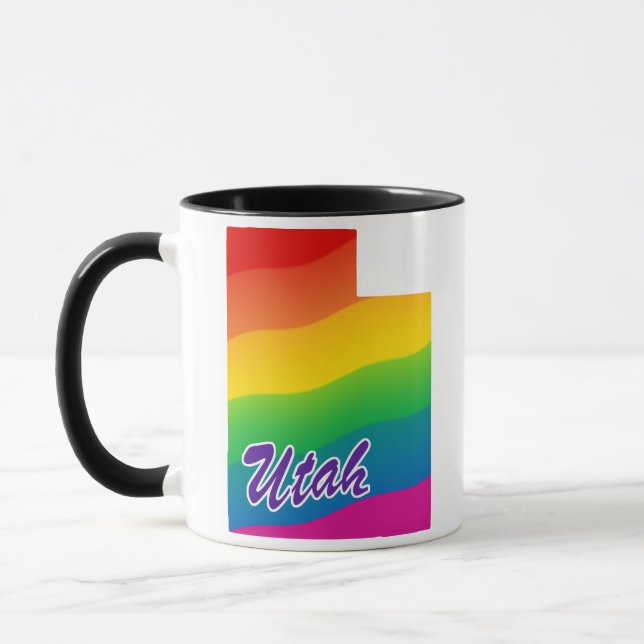 Rainbow State Of Utah Mug (Left)