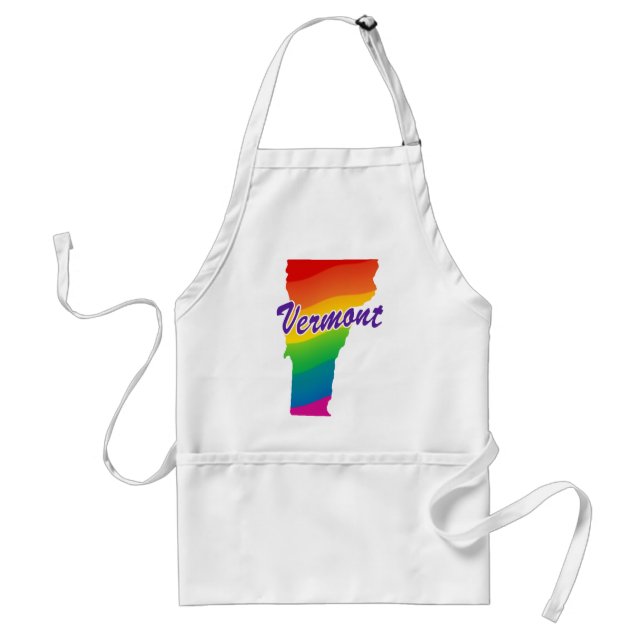 Rainbow State Of Vermont Standard Apron (Front)