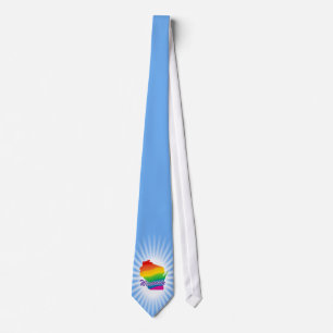 Rainbow State Of Wisconsin Tie
