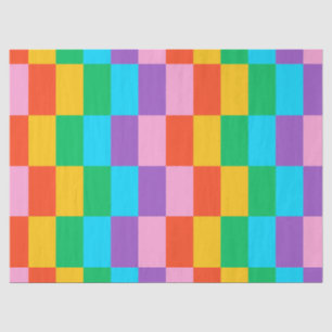 Rainbow Steps Blocks Tissue Paper – Bold Colourful
