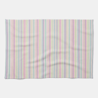 rainbow stripe background tea towel