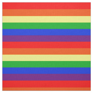 Rainbow stripe fabric
