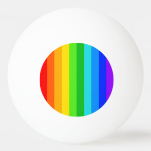 Rainbow Stripe Pattern #2 Ping Pong Ball