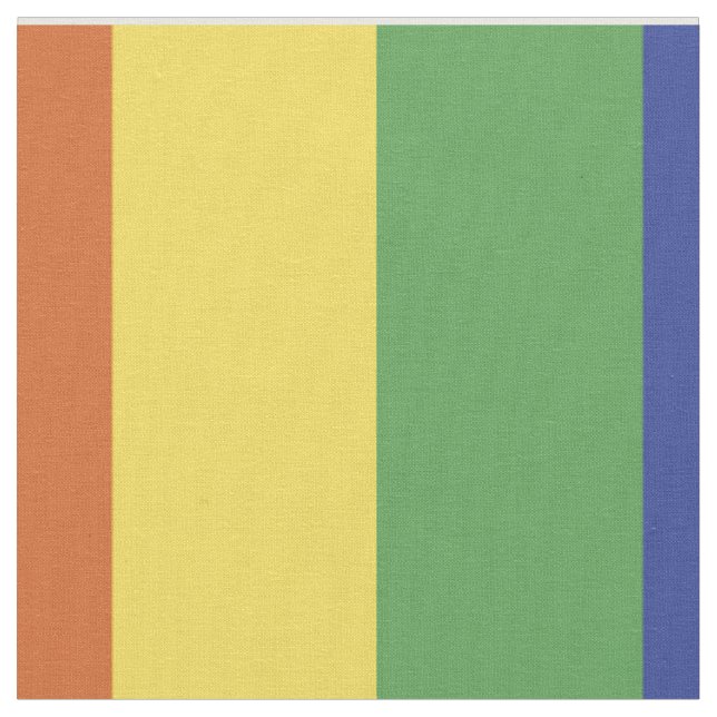 Rainbow Stripe Pattern Fabric (Close Up)