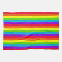 Rainbow Striped Kitchen/Hand Towel