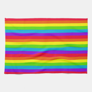Rainbow Striped Kitchen/Hand Towel