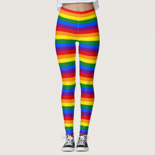 Rainbow Striped Leggings