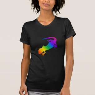 Rainbow Striped Salamander T-Shirt