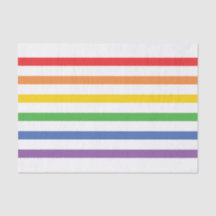 Rainbow Striped Tissue Paper