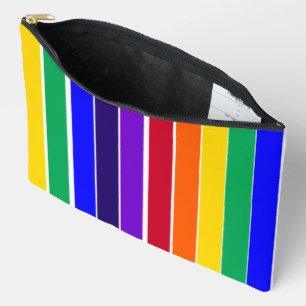 Rainbow Stripes Accessory Pouch