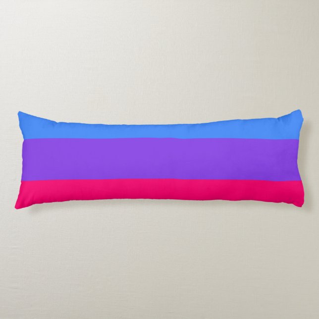 Rainbow Stripes Body Cushion (Front)
