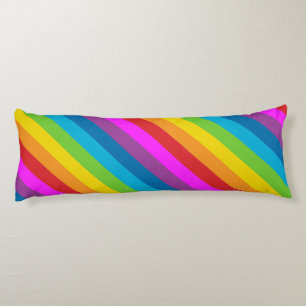 Rainbow Stripes Body Cushion