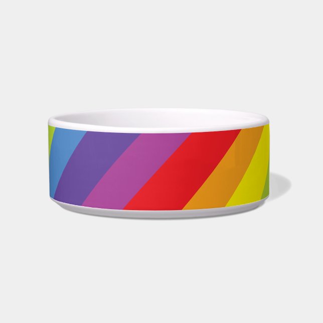 Rainbow Stripes Bowl (Front)