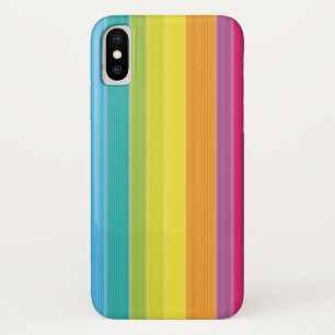 Rainbow Stripes iPhone X Case