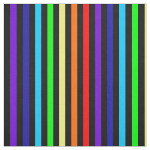 Rainbow Stripes Fabric