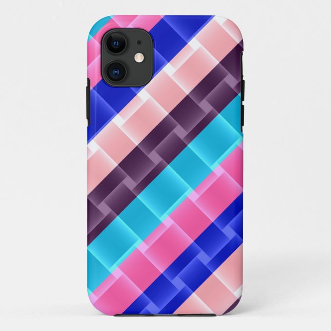 Rainbow stripes modern design Case-Mate iPhone case (Back)