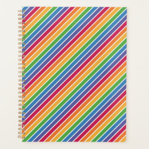 Rainbow Stripes Pattern Planner