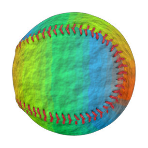 RAINBOW STRIPES TEXTURE BASEBALL