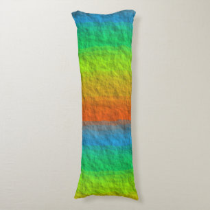 RAINBOW STRIPES TEXTURE BODY CUSHION