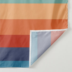 Rainbow Stripes Vintage Colours Old Style Colourfu Tapestry