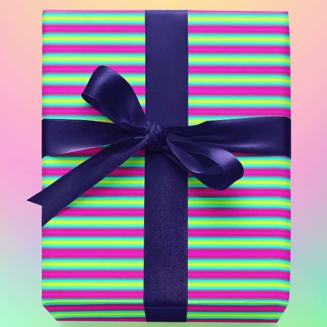 Rainbow Stripes Wrapping Paper (Creator Uploaded)