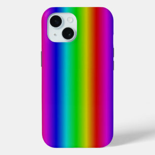 Rainbow Strips - Pattern iPhone 15 Case