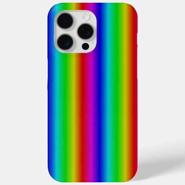 Rainbow Strips - Pattern Case-Mate iPhone Case (Back)