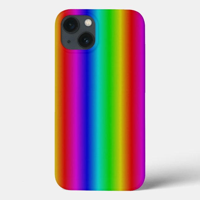 Rainbow Strips - Pattern Case-Mate iPhone Case (Back)