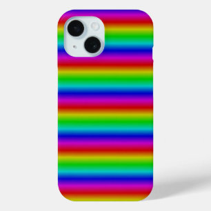 Rainbow Strips - Pattern iPhone 15 Case