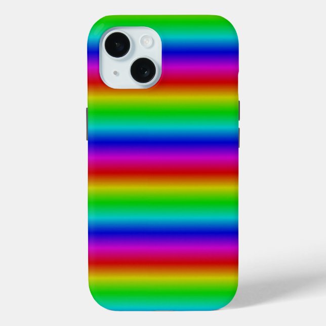Rainbow Strips - Pattern Case-Mate iPhone Case (Back)